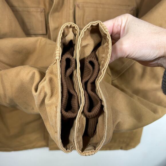 VTG Carhartt C03 Chore Coat Mens 46 XL Brown Arctic Barn Canvas - Picture 7 of 9